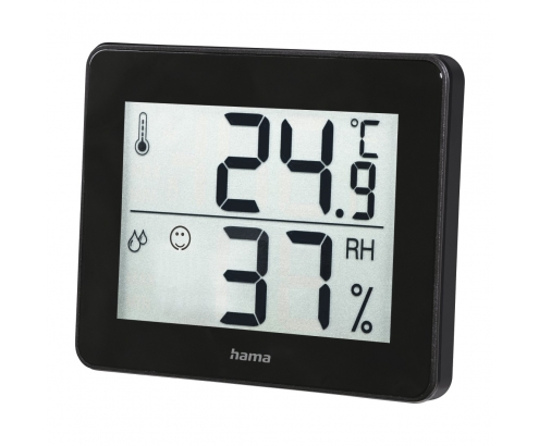 Hama Termómetro e Higrómetro Digital (Control de humedad y temperatura...