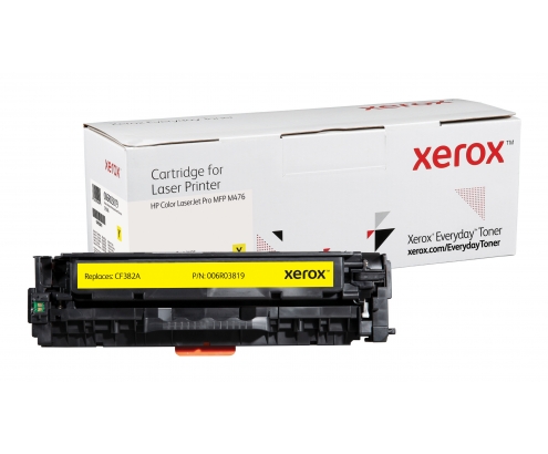 Toner xerox amarillo everyday compatible con hp CF381A equivalente de ...