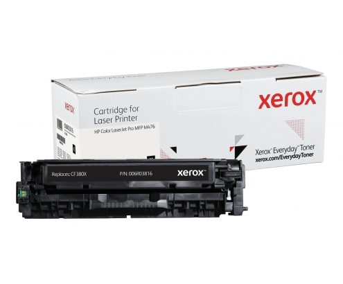 Toner xerox negro everyday compatible con hp CF380X equivalente de 440...