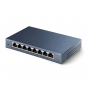 TP-LINK TL-SG108 No administrado Gigabit Ethernet (10/100/1000) Negro