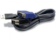 Trendnet 1.8m USB/VGA cable para video, teclado y ratón (kvm) Negro 1,...