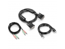 Trendnet Cable para video, teclado y ratón (kvm) 1,8 m Negro
