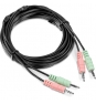 Trendnet Cable para video, teclado y ratón (kvm) 3 m Negro