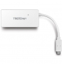 Trendnet HUB de interfaz USB 3.2 Gen 1 (3.1 Gen 1) Type-C 5000 Mbit/s Blanco