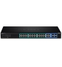 Trendnet switch Gestionado Gigabit Ethernet (10/100/1000) EnergÍ­a sobre Ethernet (PoE) 1U Negro