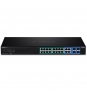 Trendnet switch Gestionado L2/L3 Gigabit Ethernet (10/100/1000) EnergÍ­a sobre Ethernet (PoE) 1U Negro