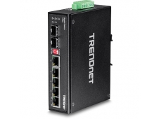 Trendnet switch No administrado L2 Gigabit Ethernet (10/100/1000) Negr...