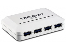 Trendnet TU3-H4 hub de interfaz 5000 Mbit/s Blanco