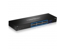 TRENDNET v1.0R Gigabit Ethernet (10/100/1000) 1U Negro