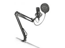 Trust gxt 252+ emita plus microfono de estudio USB Negro 