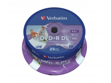 Verbatim 43667 DVD en blanco 8,5 GB DVD+R DL 25 pieza(s)
