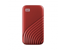 WD Disco SSD 2000 GB My Passport USB 3.2 Gen 2 Type-C Portable Rojo