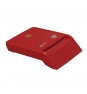 Woxter PE26-145 lector DNI tarjetas inteligentes compatible dnie DNI3.0 smartcards USB 2.0 rojo